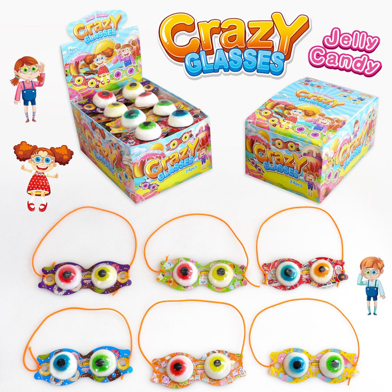 ŽELE SALDAINIAI CRAZY GLASSES JELLY 15G