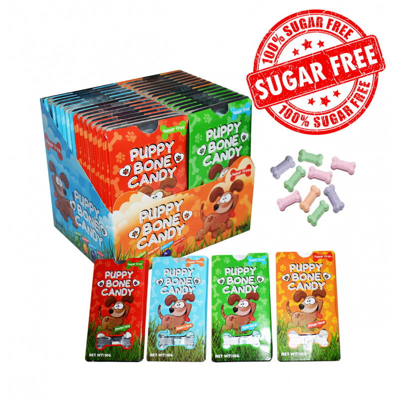 SALDAINIAI DRAŽĖ PUPPY BONE CANDY 10G