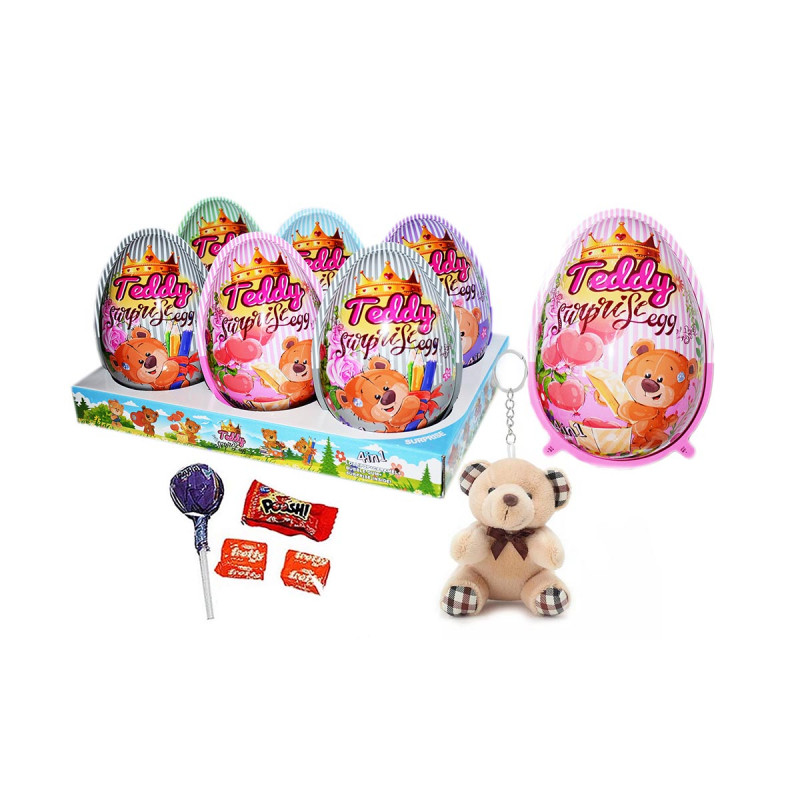 PLASTIKINIS KIAUŠINIS TEDDY TOY EGG 20G