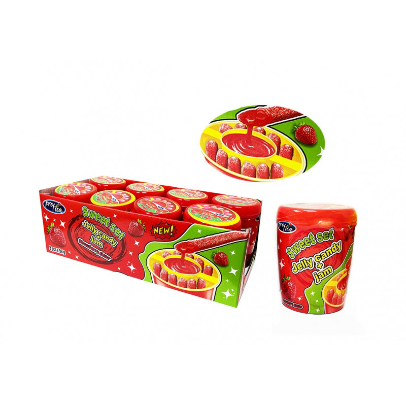 ŽELĖ SALDAINIAI + MANGO UOGIENĖ SWEET SET JELLY 96G