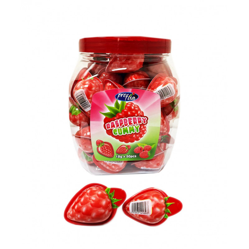 ŽELE SALDAINIAI RASPBERRY 18G
