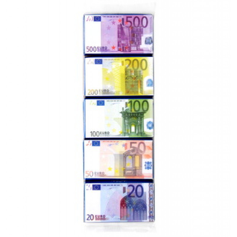 Pieninis šokoladas EURO BANK NOTES 75g.