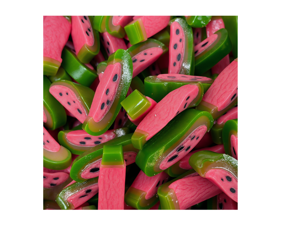 Guminukai Arbuzų skiltelės 100 gr.