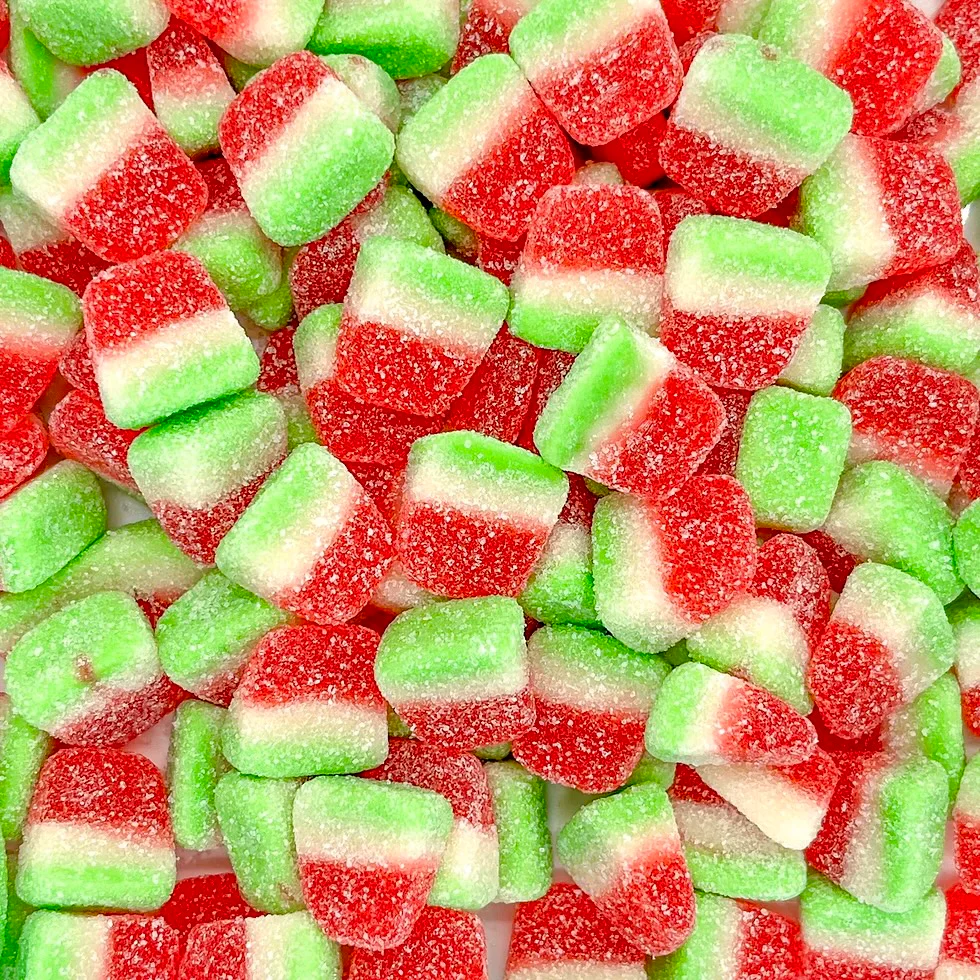 Rūgščios arbūzų puselės 100 gr.