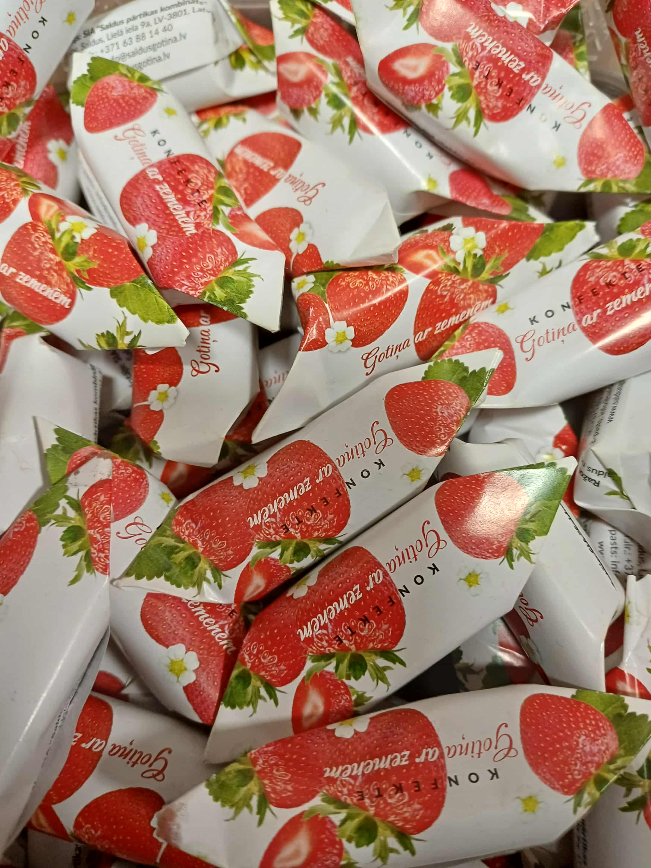 Latviška karvutė Braškių skonio 100 gr.