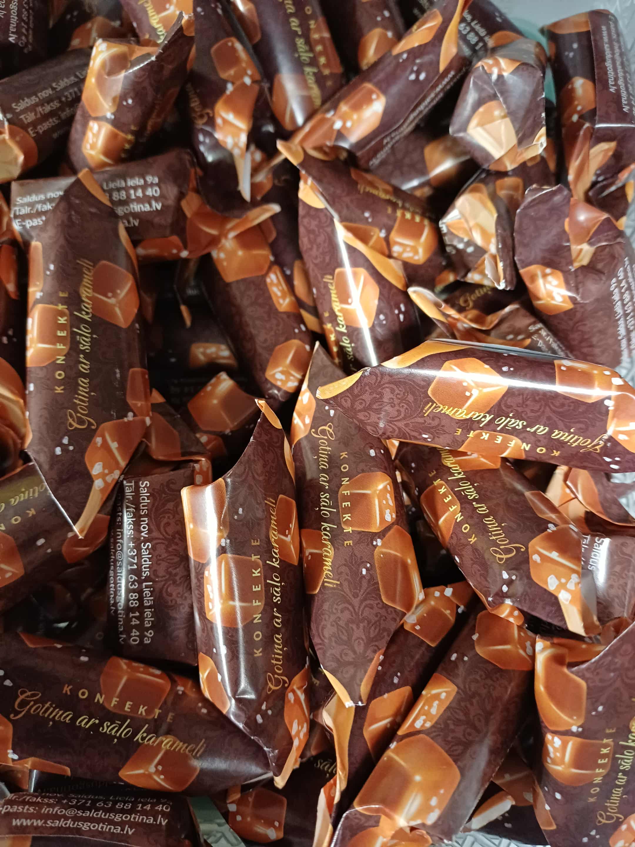 Latviška karvutė su sūdyta karamele 100 gr.