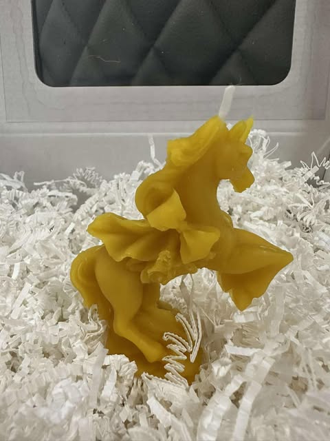 Bičių vaško žvakutė