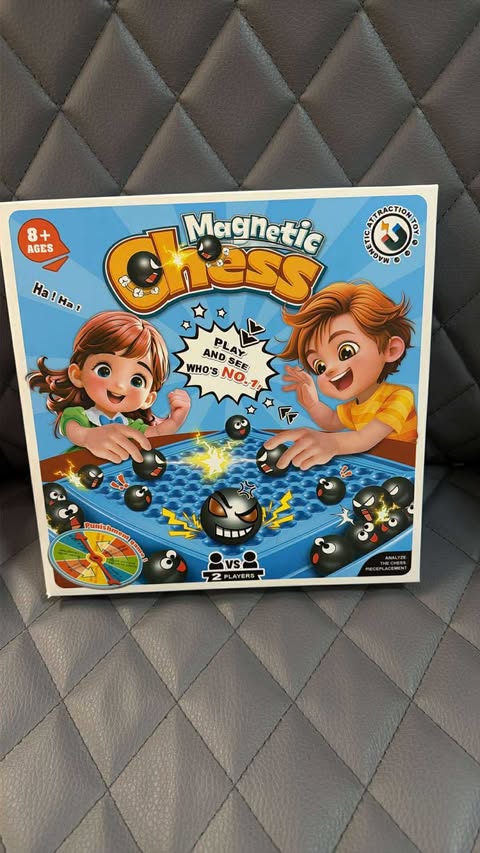 Magnetų dėliojimo žaidimas