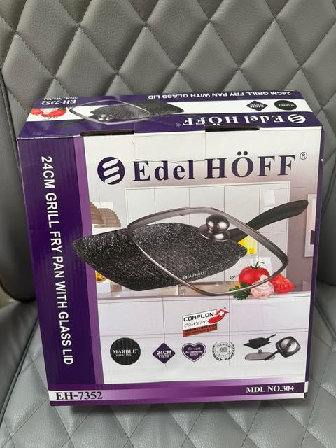 GRILIO KEPTUVĖ SU STIKLINIU DANGČIU 24 CM