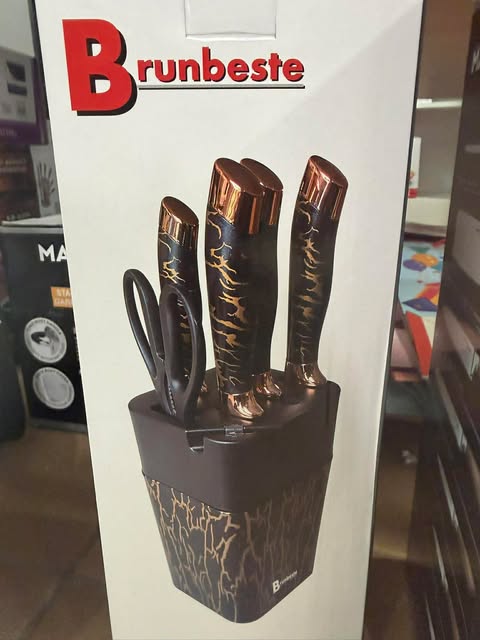 7 dalių peilių rinkinys