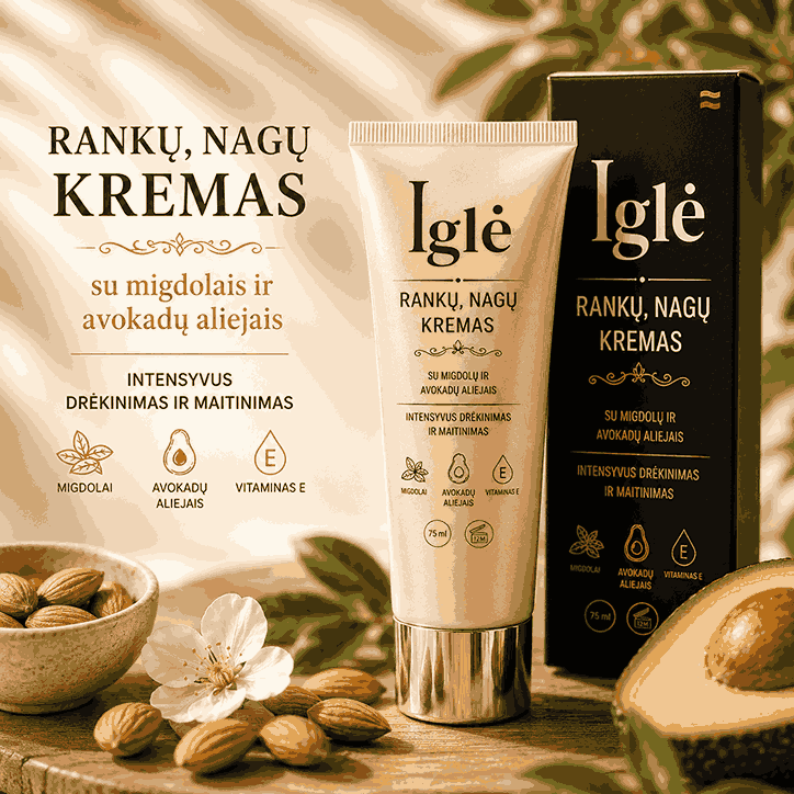 Rankų, nagų kremas IGLĖ